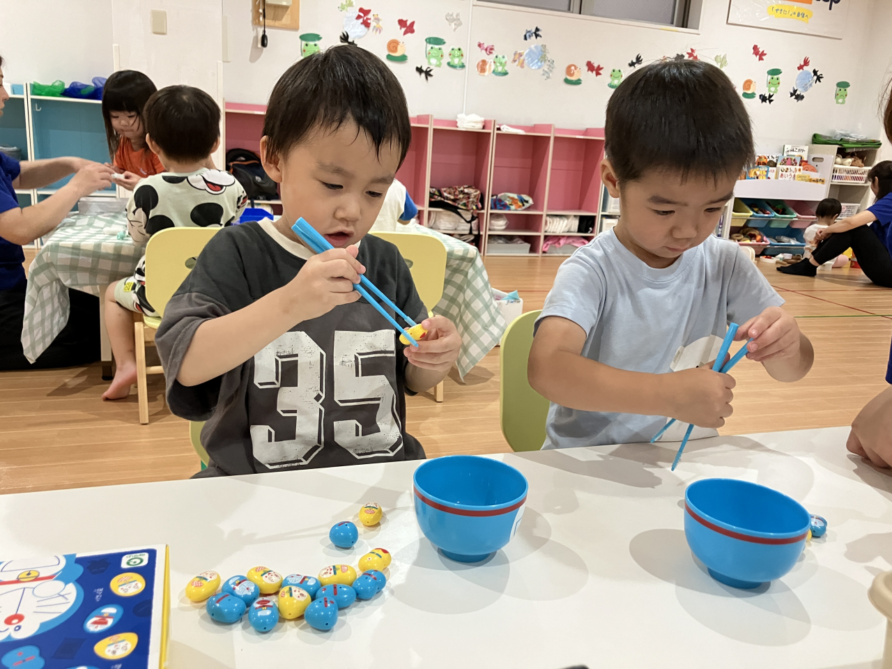 お箸練習開始！？