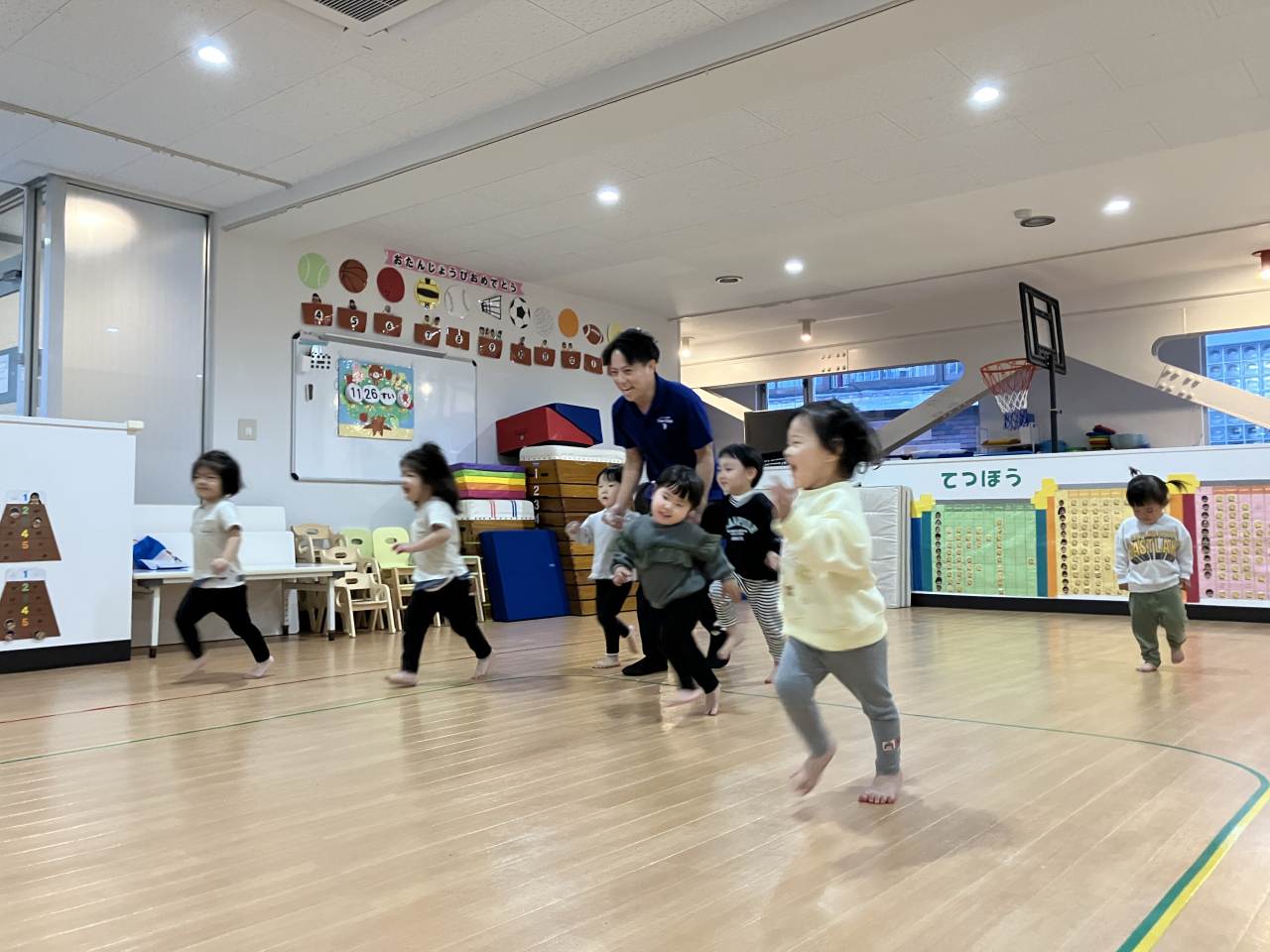 毎週水曜日16:15からはプレ体操！1・2歳児！